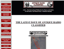 Tablet Screenshot of antiqueradio.com